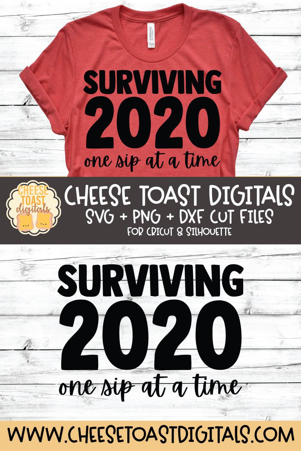 Surviving 2020 One Sip At A Time | Social Distancing SVG - Image 3