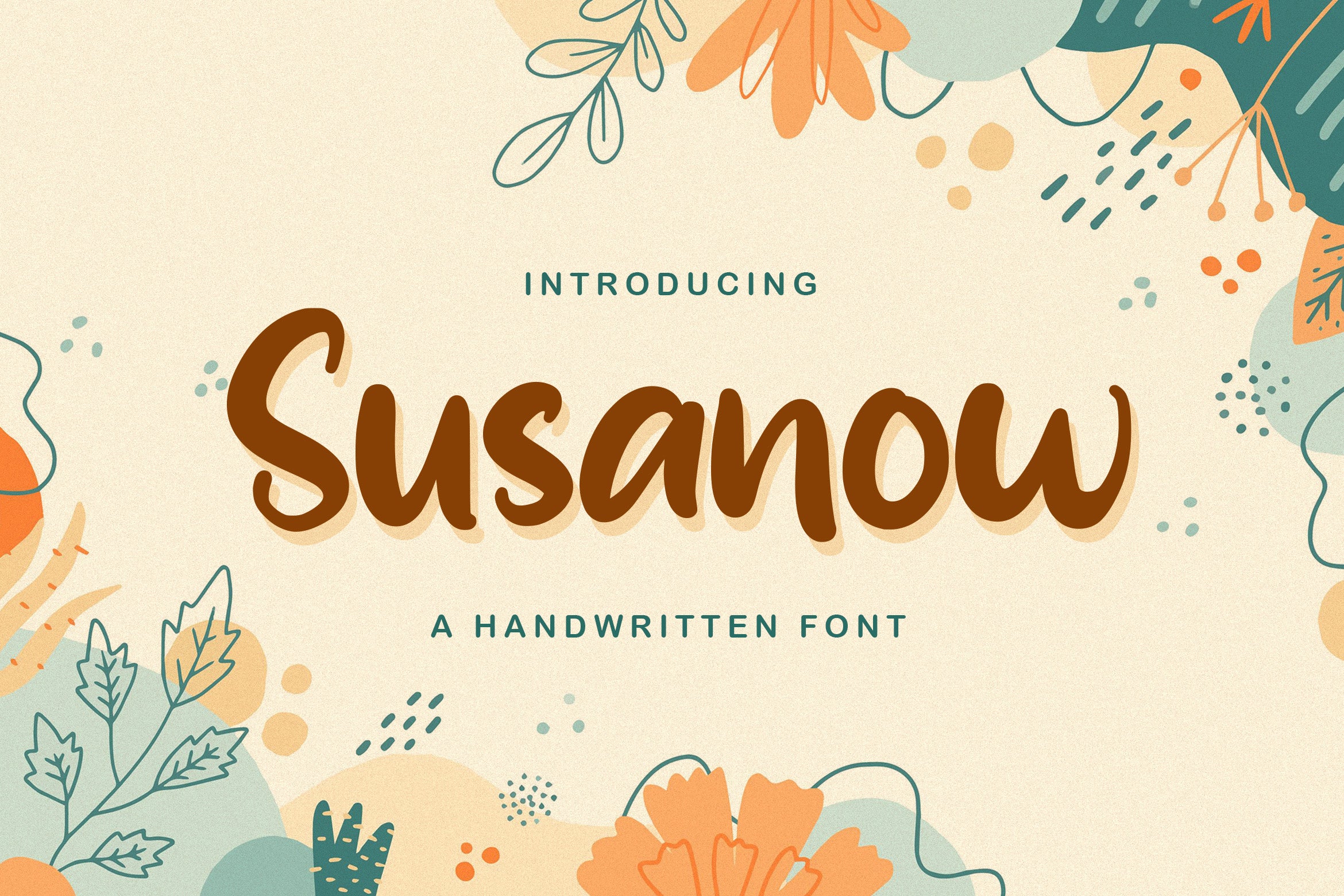 Susanow - Handwritten Font
