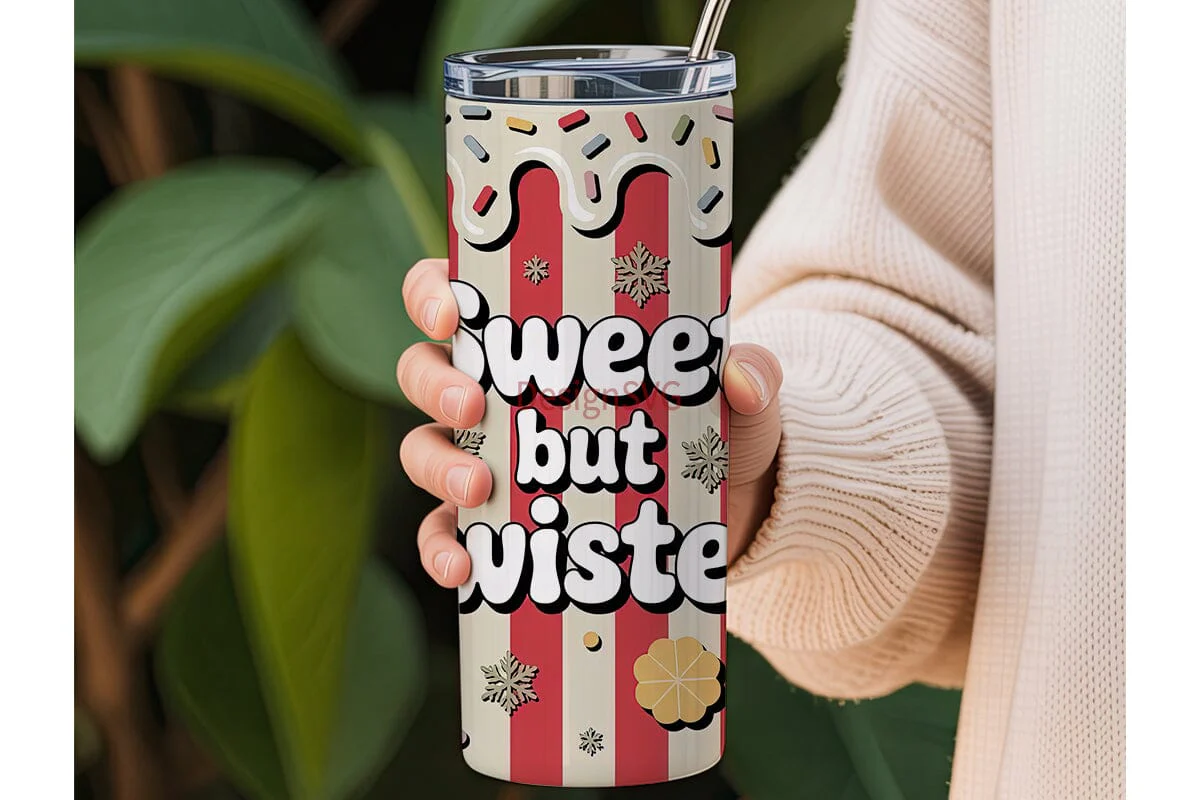 Sweet But Twisted 20oz Tumbler Wrap - Image 3