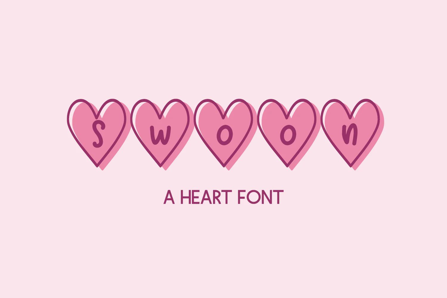 Swoon Heart Font