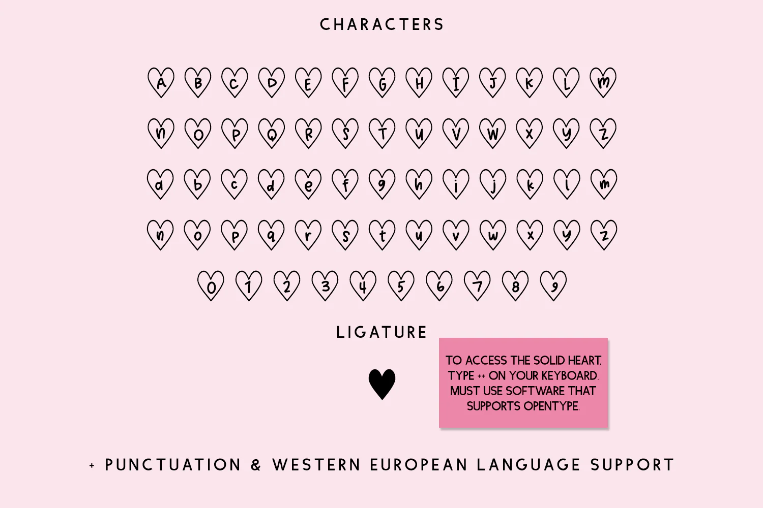 Swoon Heart Font - Image 4
