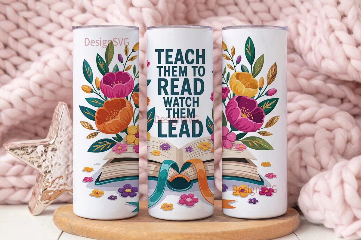 Teach Them To Read Tumbler Wrap