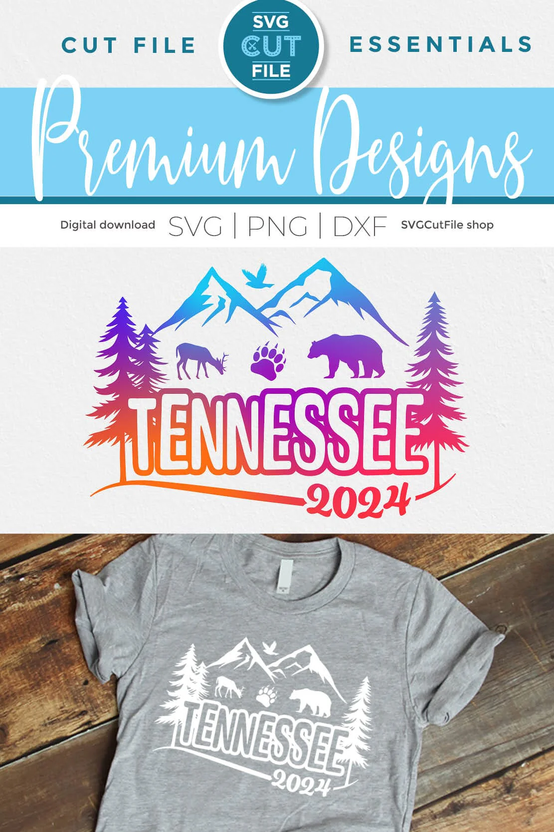Tennessee svg, Tennessee Family Trip SVG, 2024 Girls vacation, Friends, TN crew svg, png for sublimation, squad, Mountains, Cricut dxf - Image 4