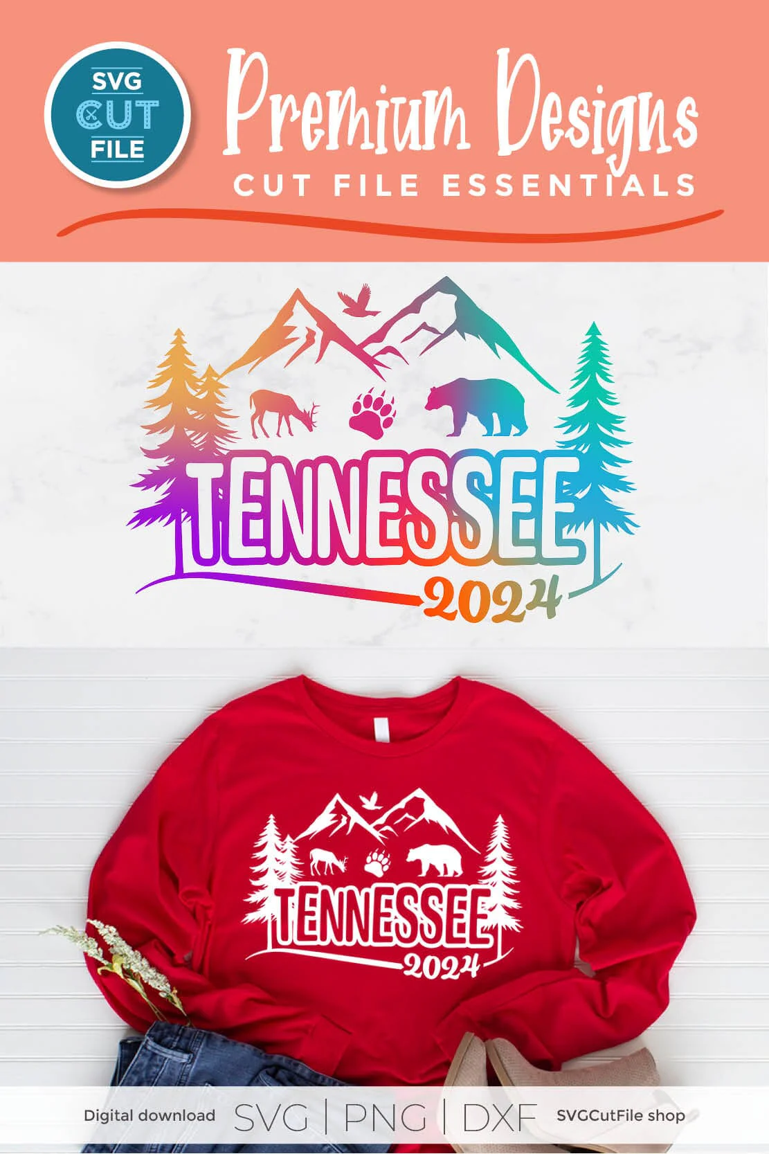 Tennessee svg, Tennessee Family Trip SVG, 2024 Girls vacation, Friends, TN crew svg, png for sublimation, squad, Mountains, Cricut dxf - Image 6