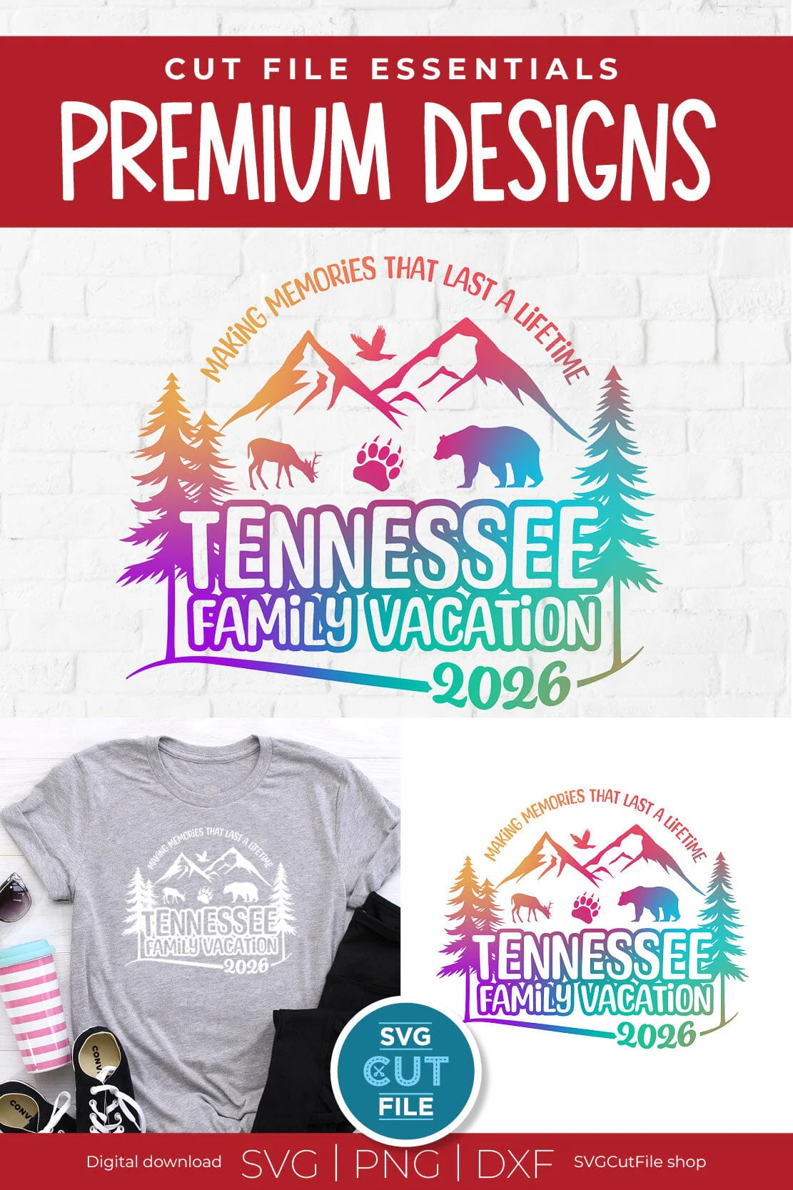Tennessee svg, Tennessee Family Vacation SVG, 2026 Family Trip, Family, TN crew svg, png for sublimation, squad, Mountains, Cricut dxf - Image 4