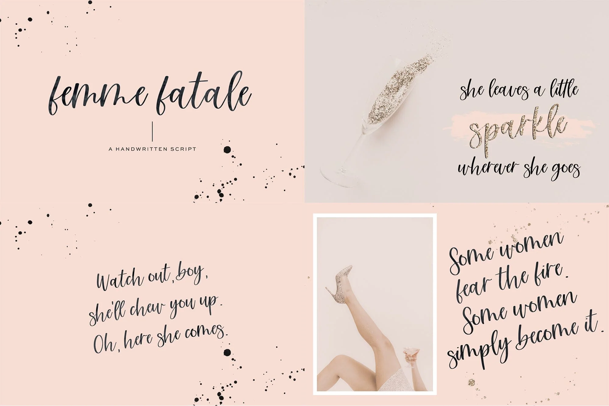 The Bounce Calligraphy Font Bundle - Image 5