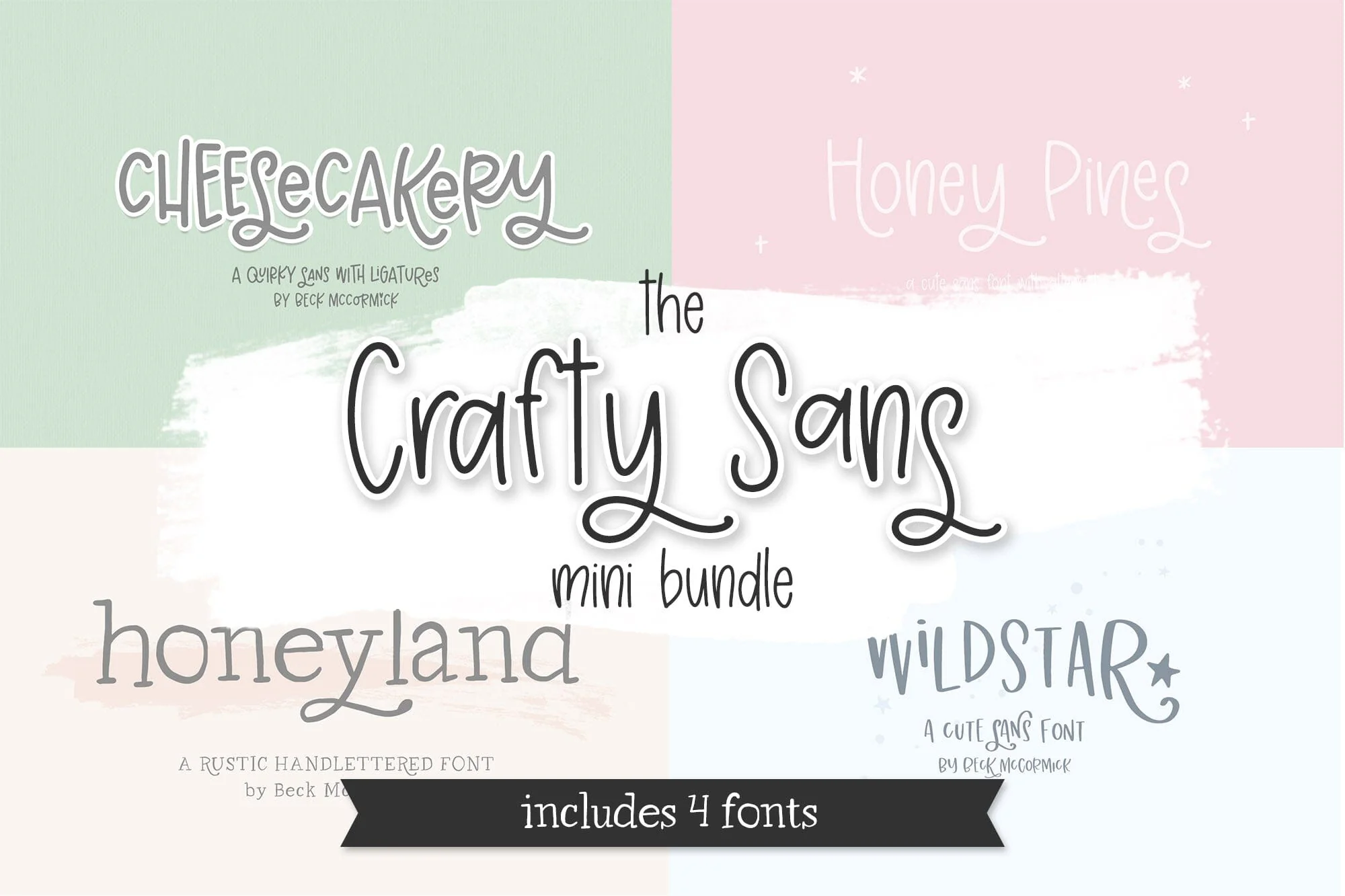 The Crafty Mini Font Bundle
