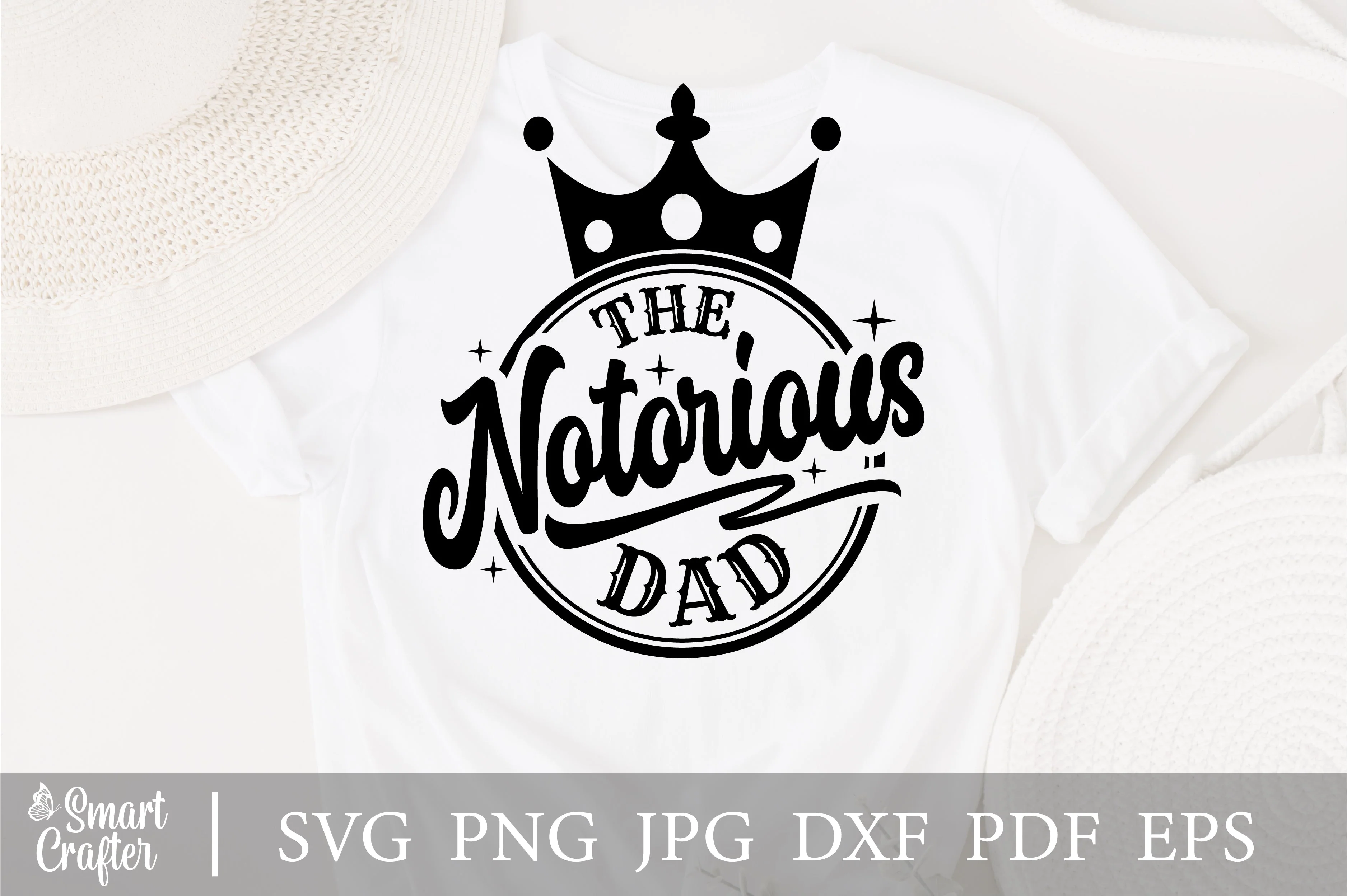 The Notorious DAD Svg, gift for dad, The Notorious Svg, Dad Svg, Father's Day 2022 Svg, Fathers Day Png, Funny Dad Svg, father birthday svg