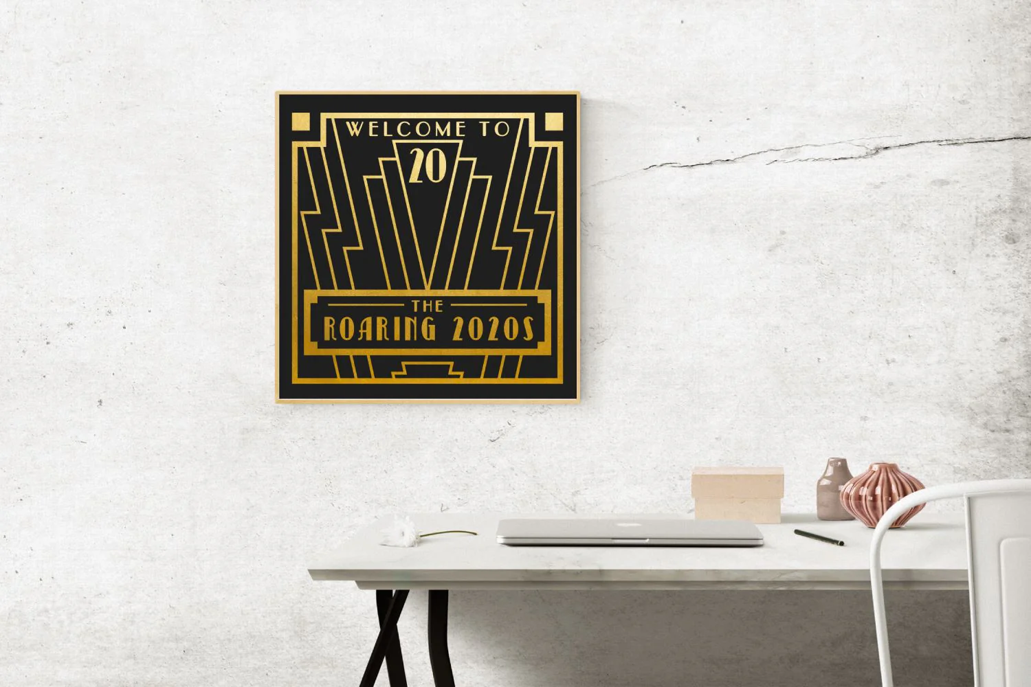 The Roaring 2020s Art Deco Frame SVG