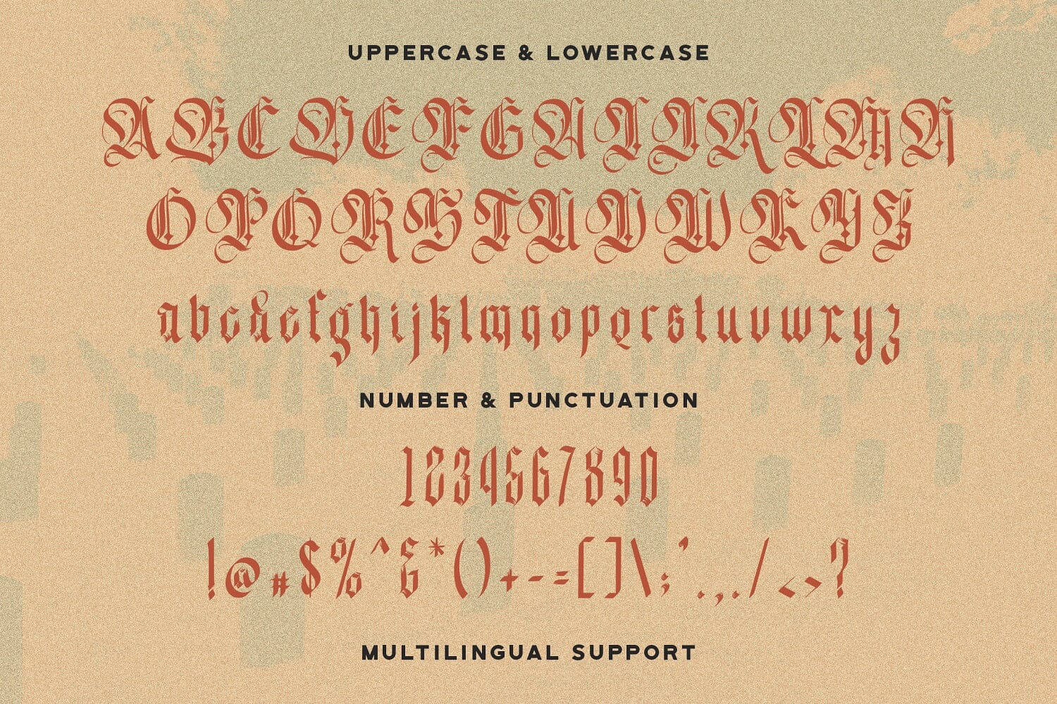 The White Knight - Blackletter Font - Image 10