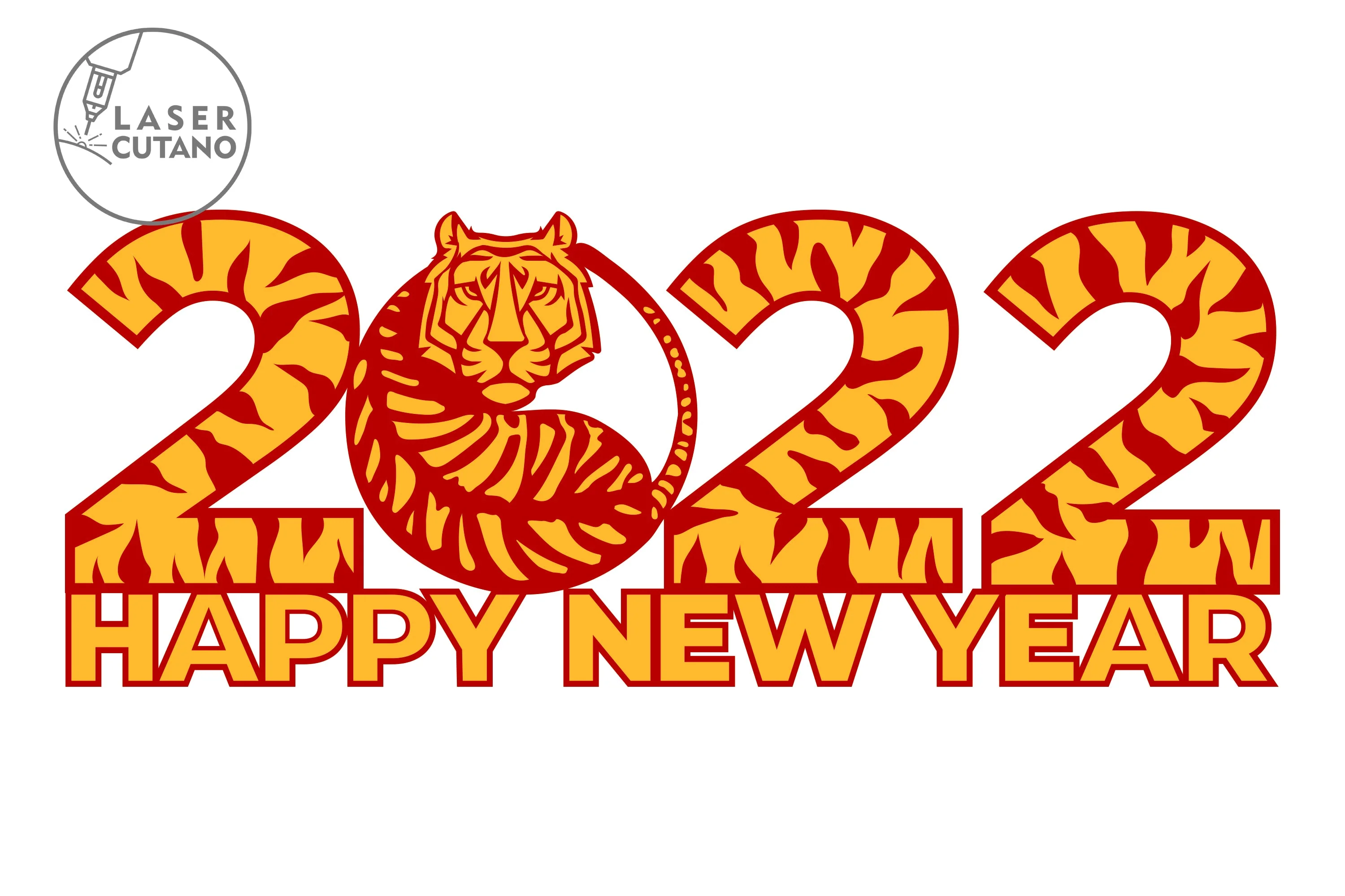 TIGER Symbol 2022 Multilayer Laser Cut Files, Mandala, Sign SVG, 3D Designs, Mini Design Bundles - Image 6