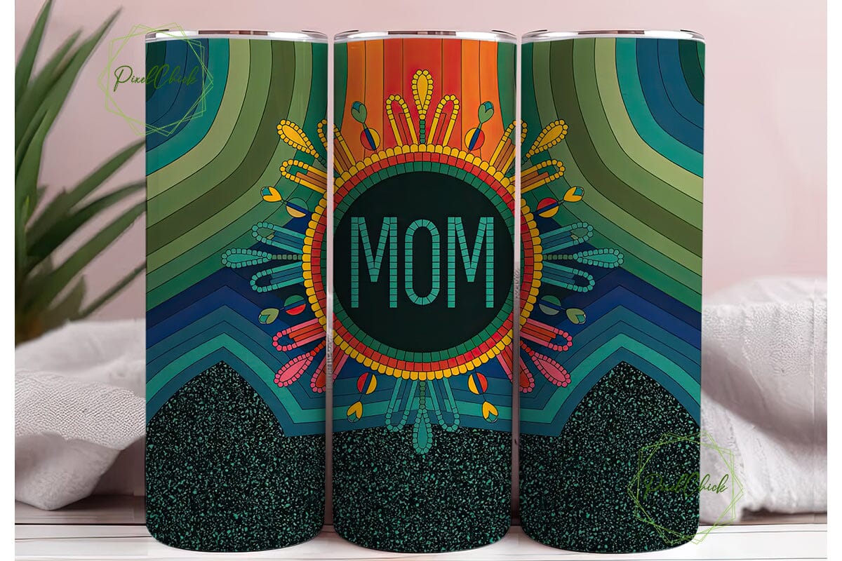 Tribal Mom Tumbler Wrap PNG - Image 3