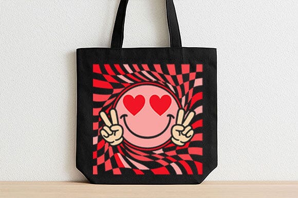 Trippy Love Smiley Valentine PNG - Image 5