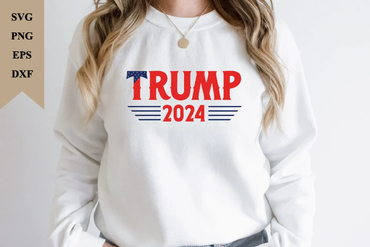 Trump 2024 svg png, trump SHOT bundle, trump vance flag 2024, trump face, I'm Voting For The felon, trump take America back - Image 7