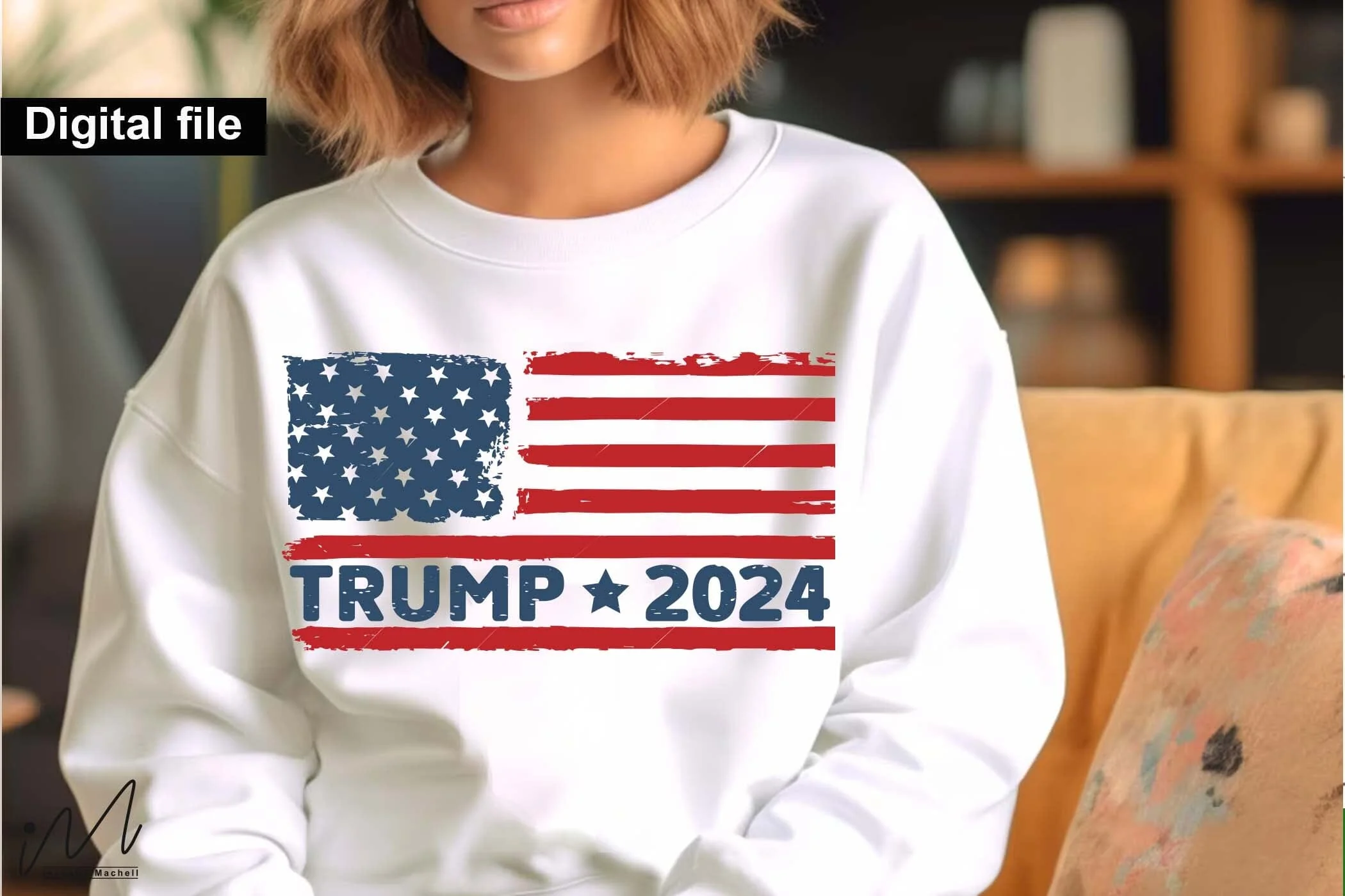 Trump 2024 usa flag svg, Trump t-shirt, Trump and flag, Trump president, Trump cut files,Trump again svg, USA Flag svg, Donald trump svg,Trump cut files,Trump Cricut - Image 2
