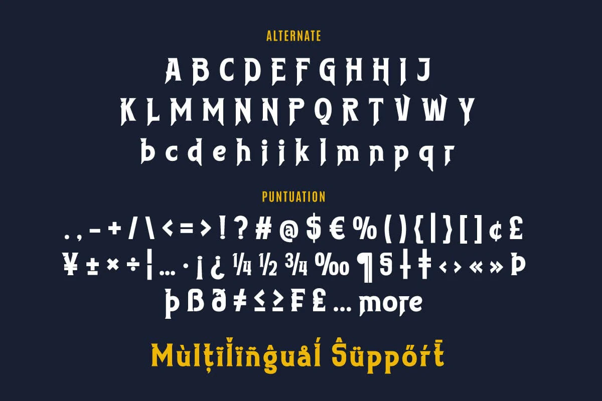 Tuiven - Movie Display Font - Image 2