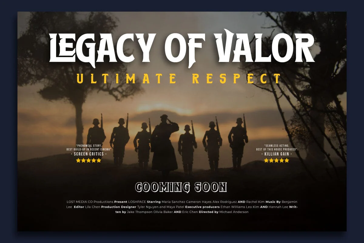 Tuiven - Movie Display Font - Image 6