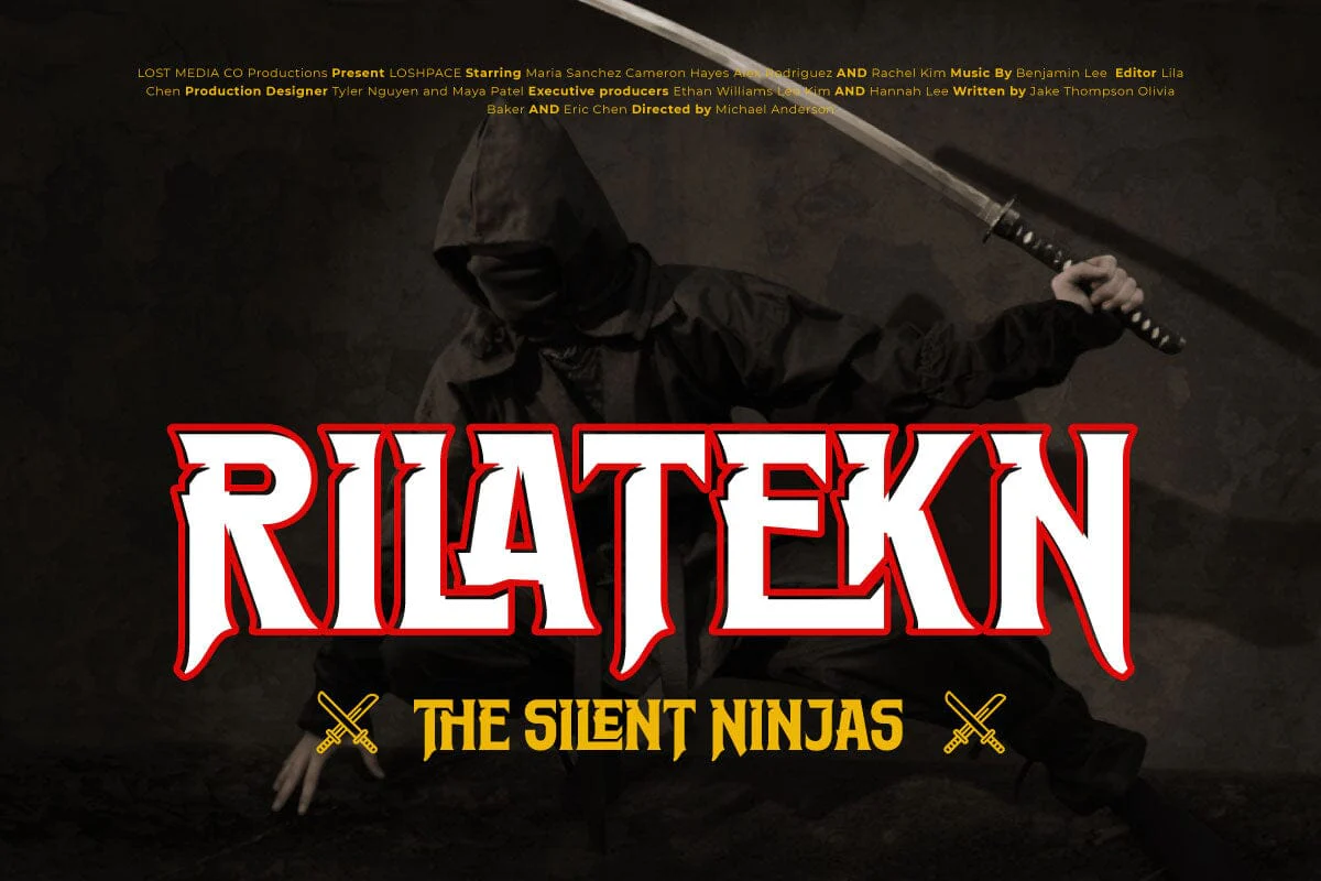 Tuiven - Movie Display Font - Image 7