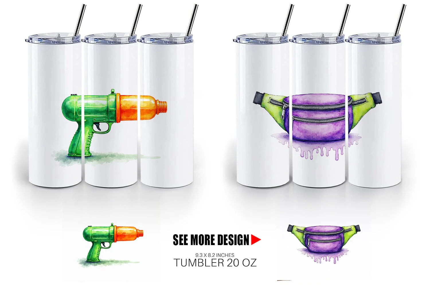 Tumbler 90s Beach Essentials - Image 3