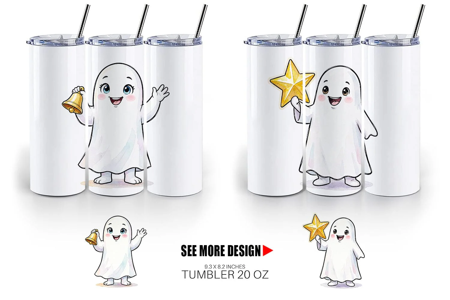 Tumbler Cute Classroom Teacher Ghost - Image 5