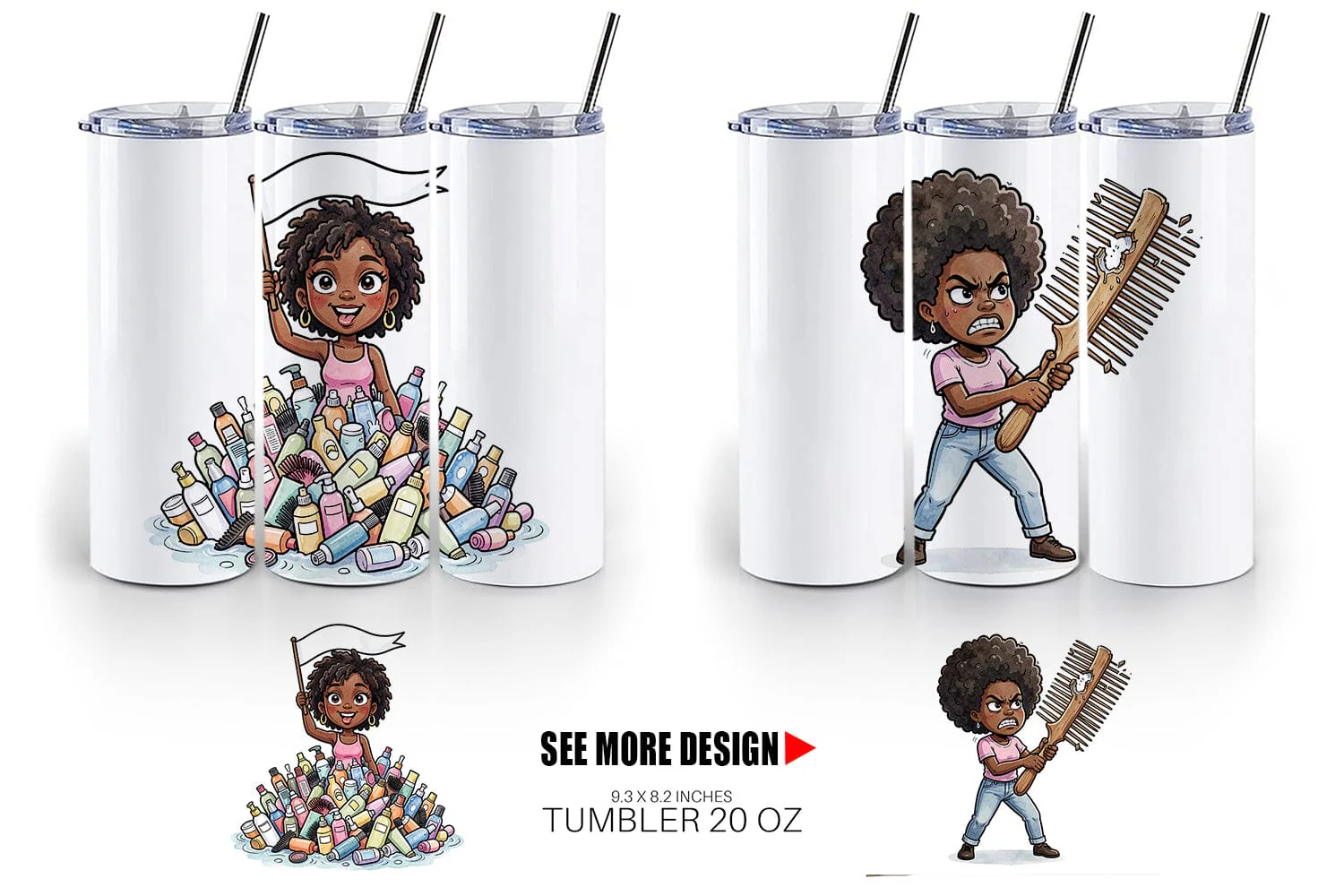 Tumbler Funny Natural Hair Humor - Image 6