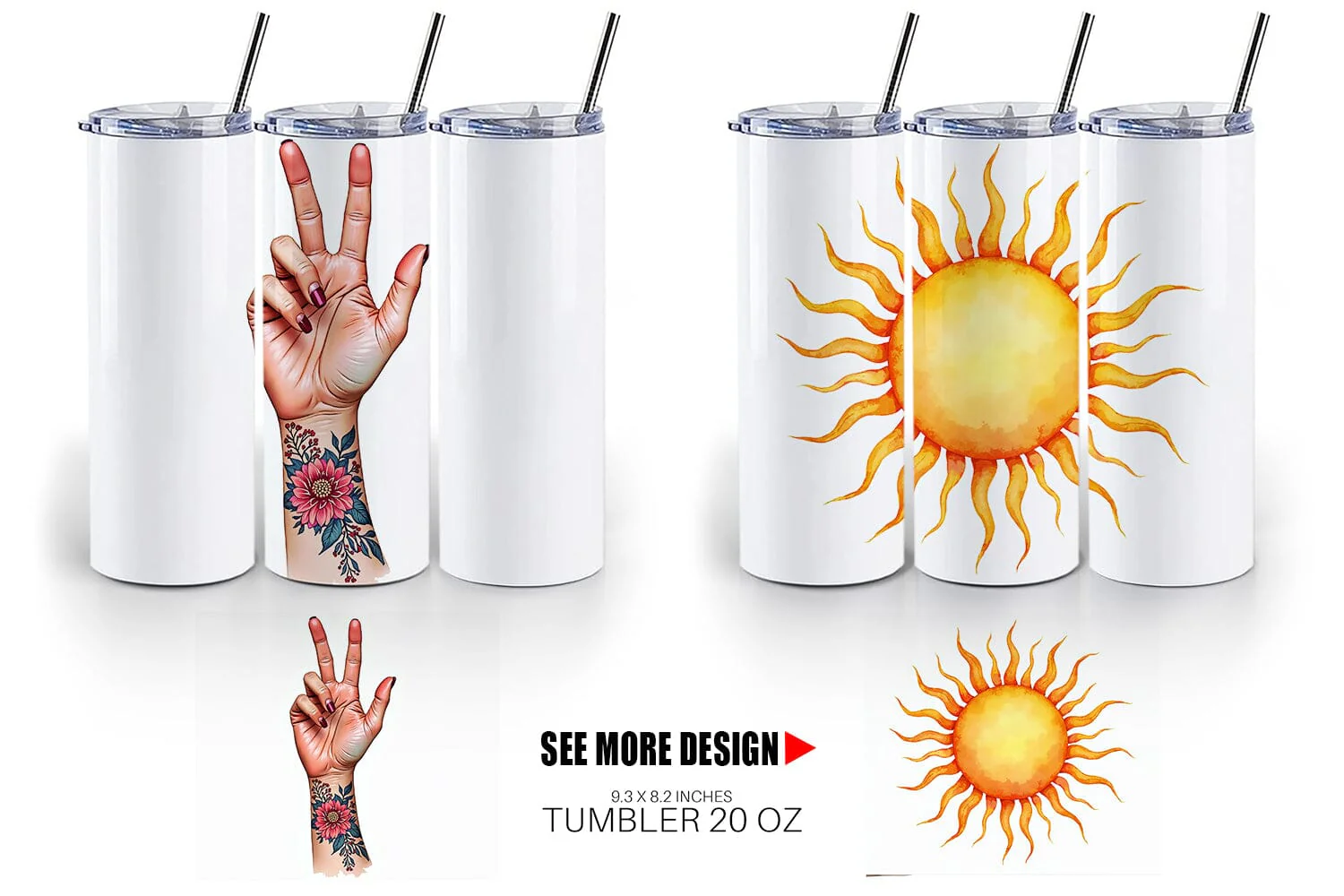 Tumbler Groovy Boho Mama - Image 6