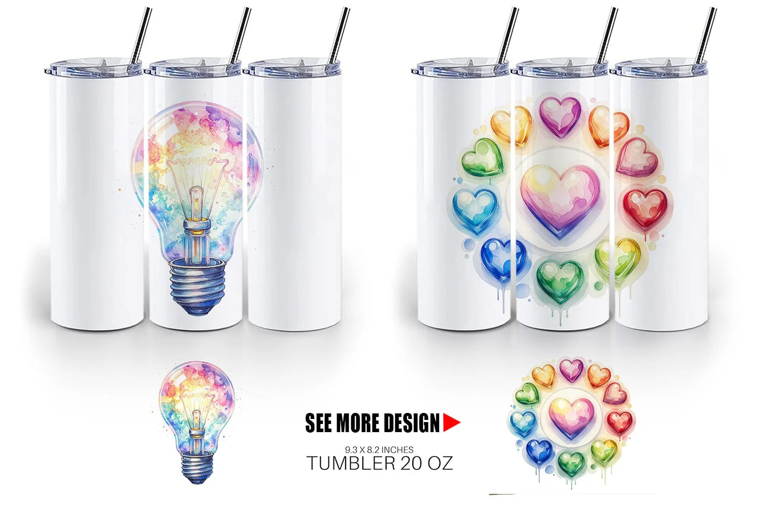 Tumbler Groovy School Icons - Image 6