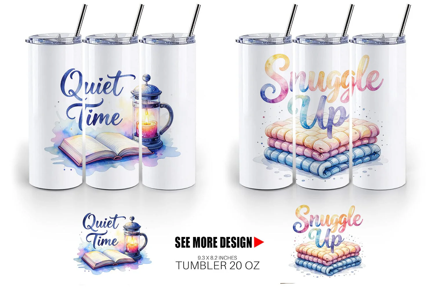Tumbler Hygge Fall Snuggle Quotes - Image 3