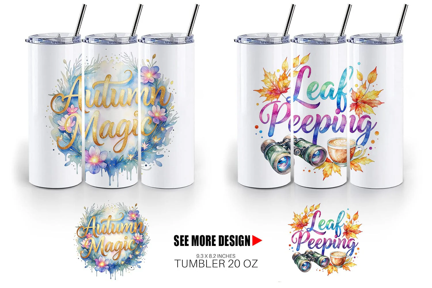 Tumbler Nature Forest Coffee Quotes - Image 4