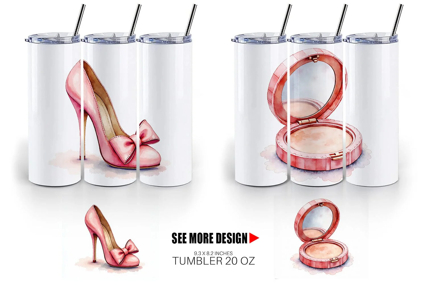 Tumbler Retro Vanity Coquette - Image 4