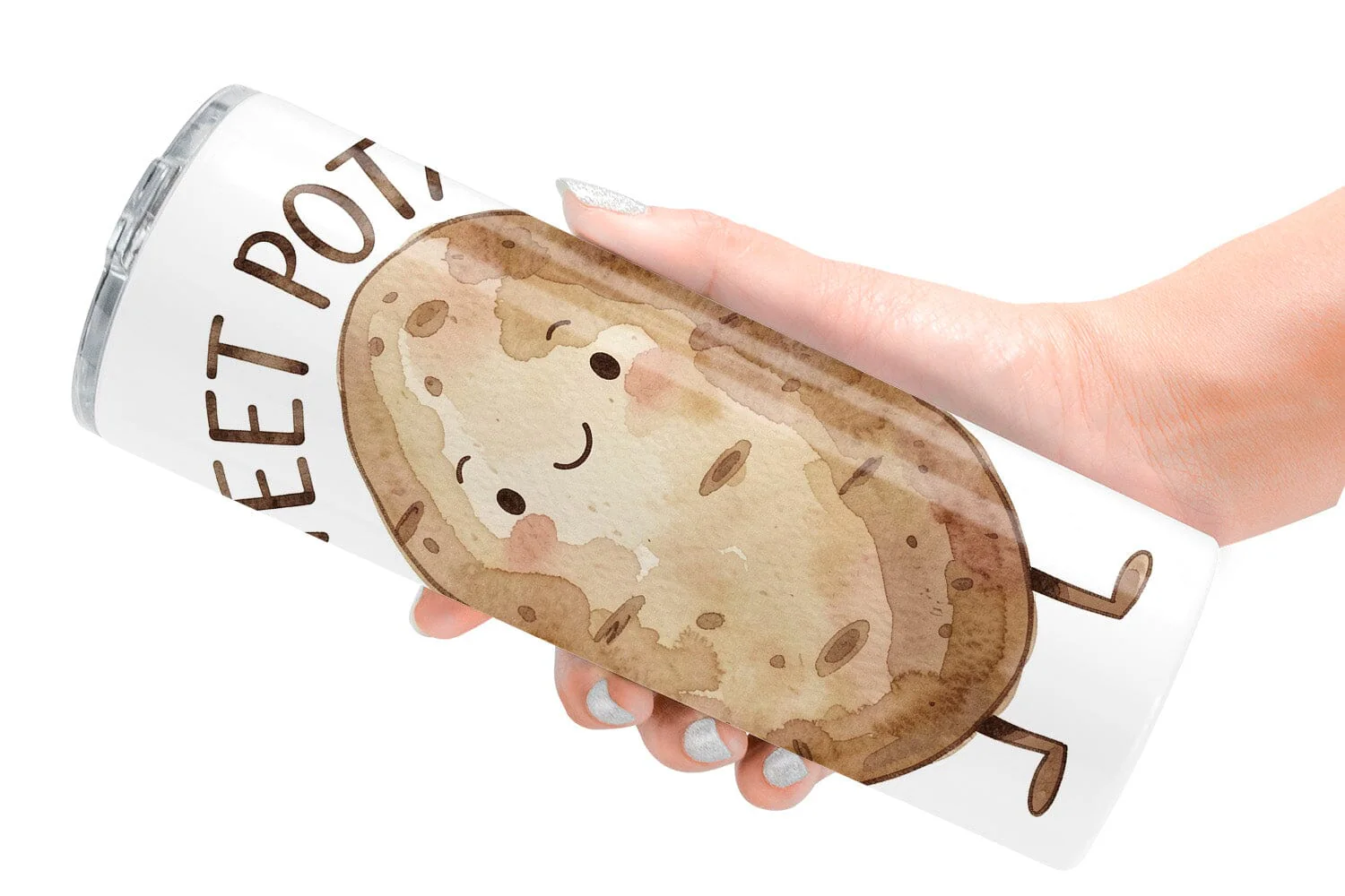 Tumbler Watercolor Funny Foodie Mom Puns Art - Image 2