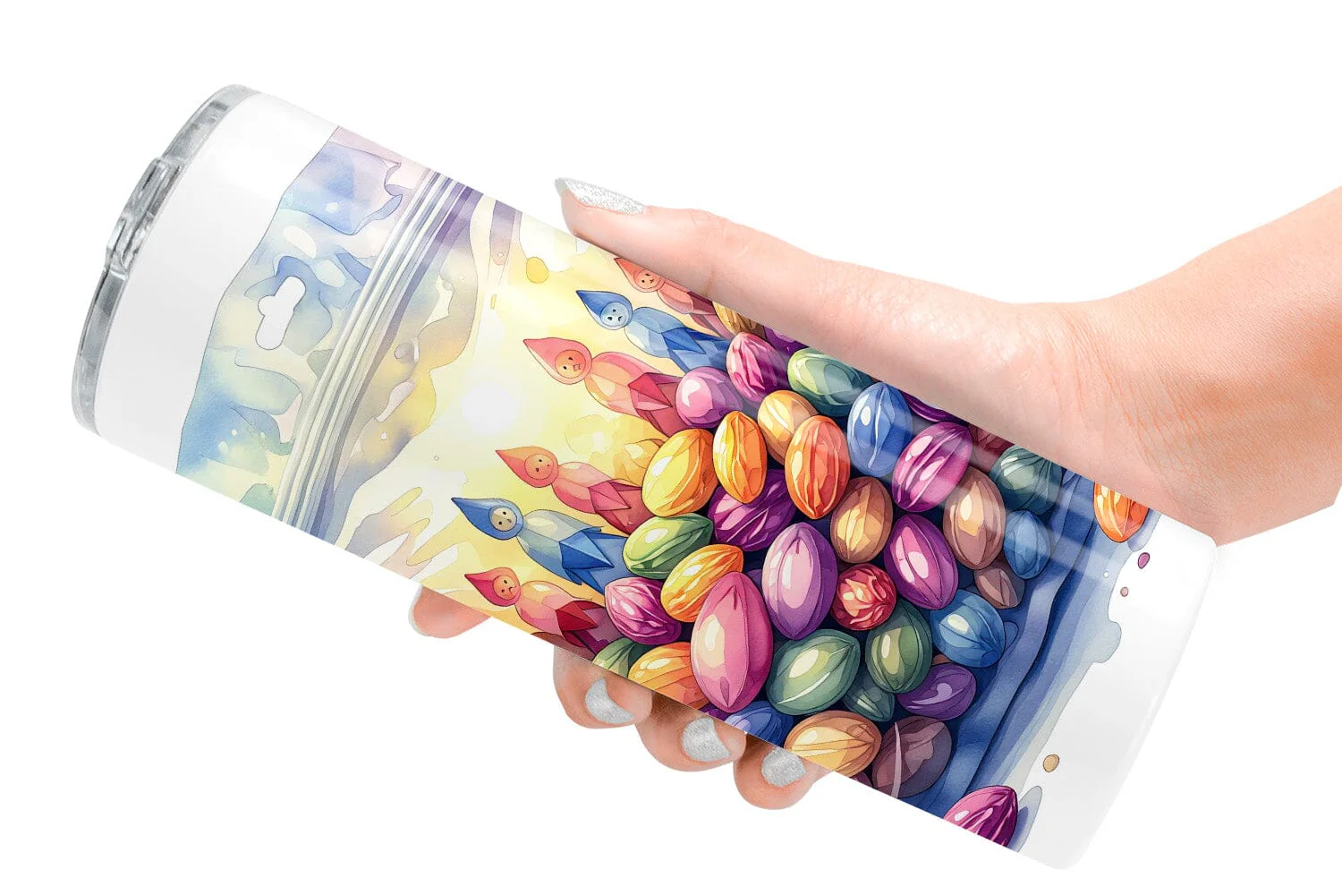 Tumbler Watercolor Sarcastic Camp Food Snacks - Image 2