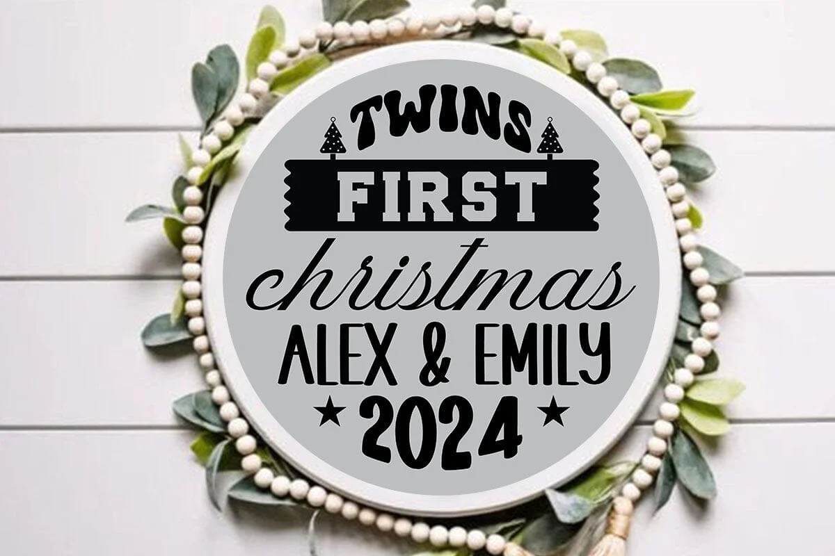 Twins first christmas alex & emily 2024 - Image 3