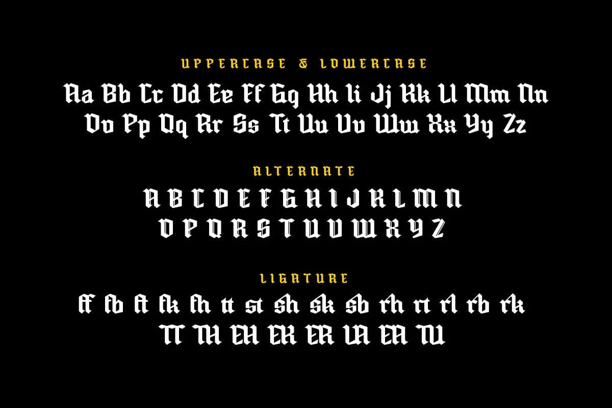 Ulminost - Blackletter Font - Image 2