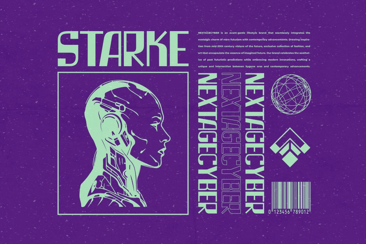 Vakulta - Retro Futurism Font - Image 5
