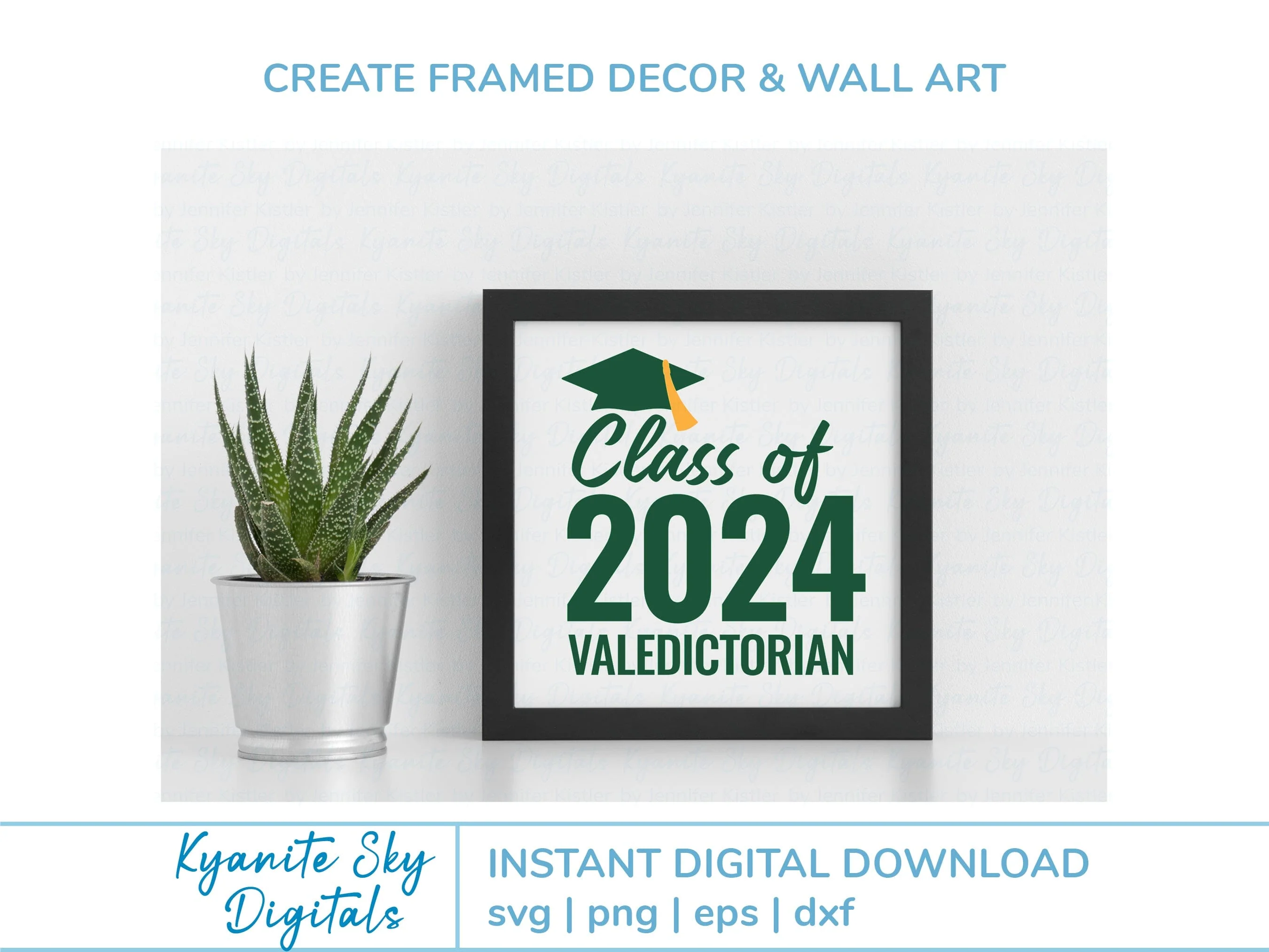 Valedictorian Graduation 2024 SVG bundle - Image 6
