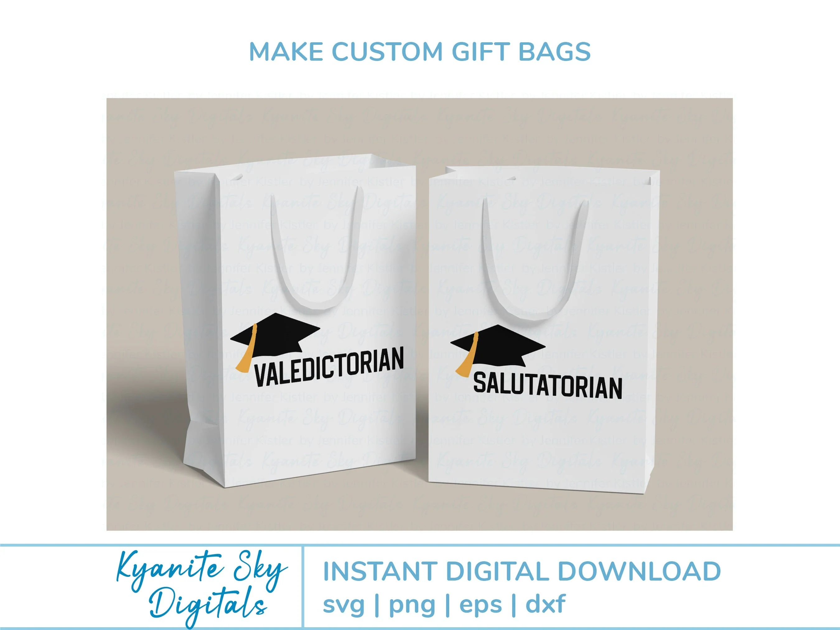 Valedictorian Salutatorian SVG bundle 2024 graduation - Image 2