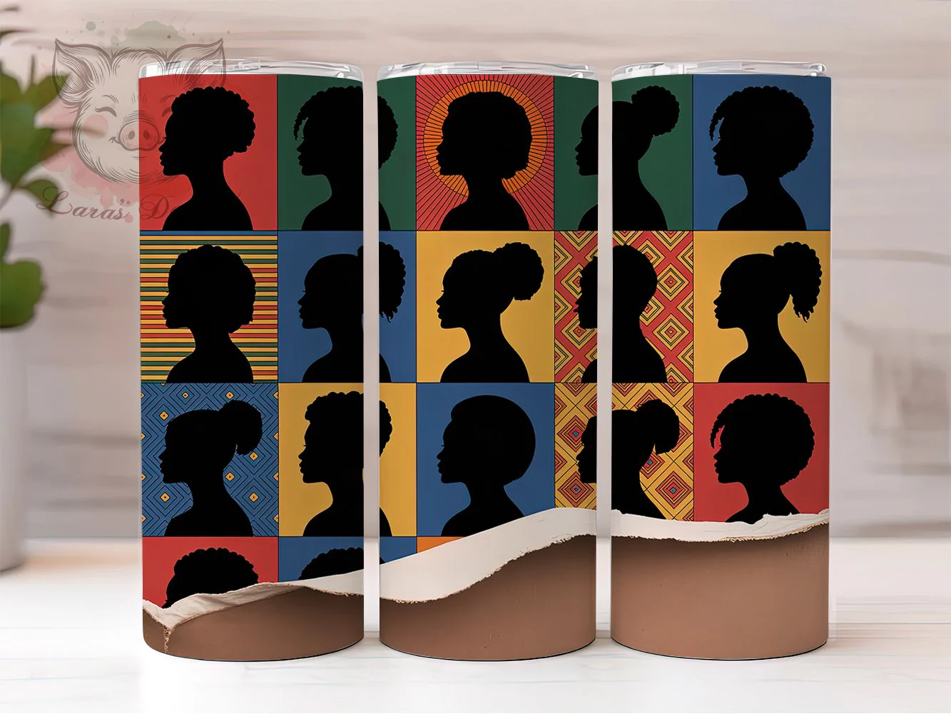 Minimalist Black History Tumbler, Black History Month, Cultural Design, Modern Art, Tumbler Wrap, Sublimation Design, 20oz Tumbler
