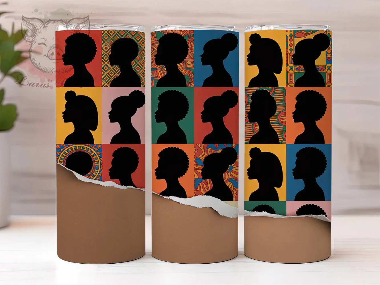 Minimalist Black History Tumbler, Black History Month, Cultural Design, Modern Art, Tumbler Wrap, Sublimation Design, 20oz Tumbler