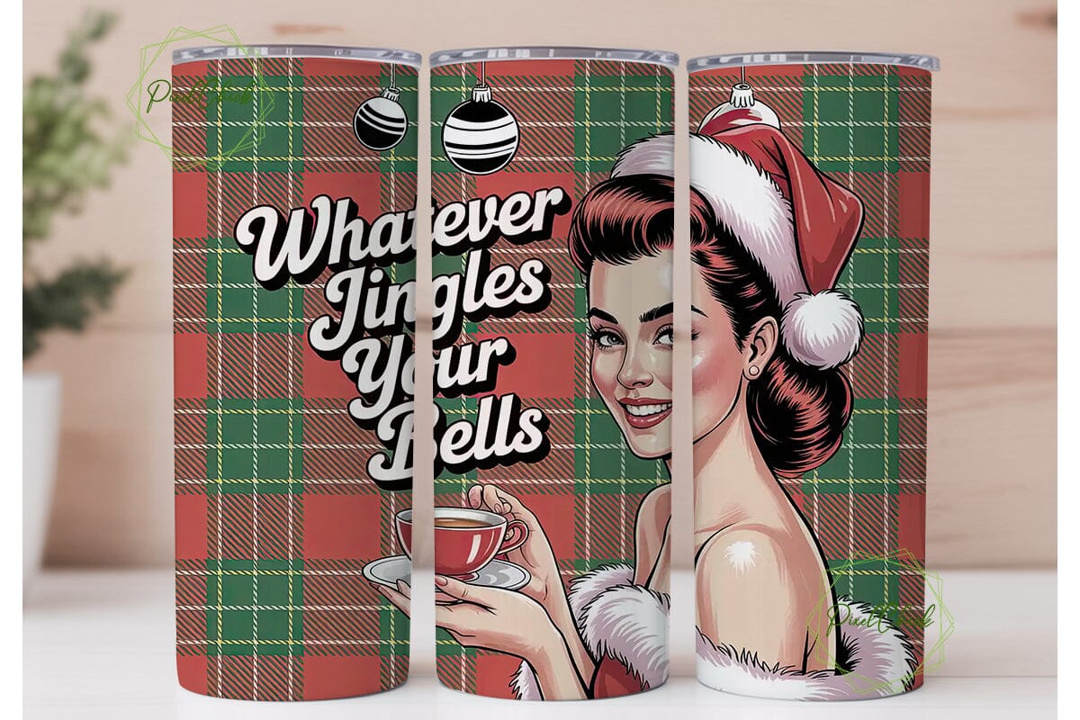 Vintage Christmas Pin-Up 20oz Tumbler