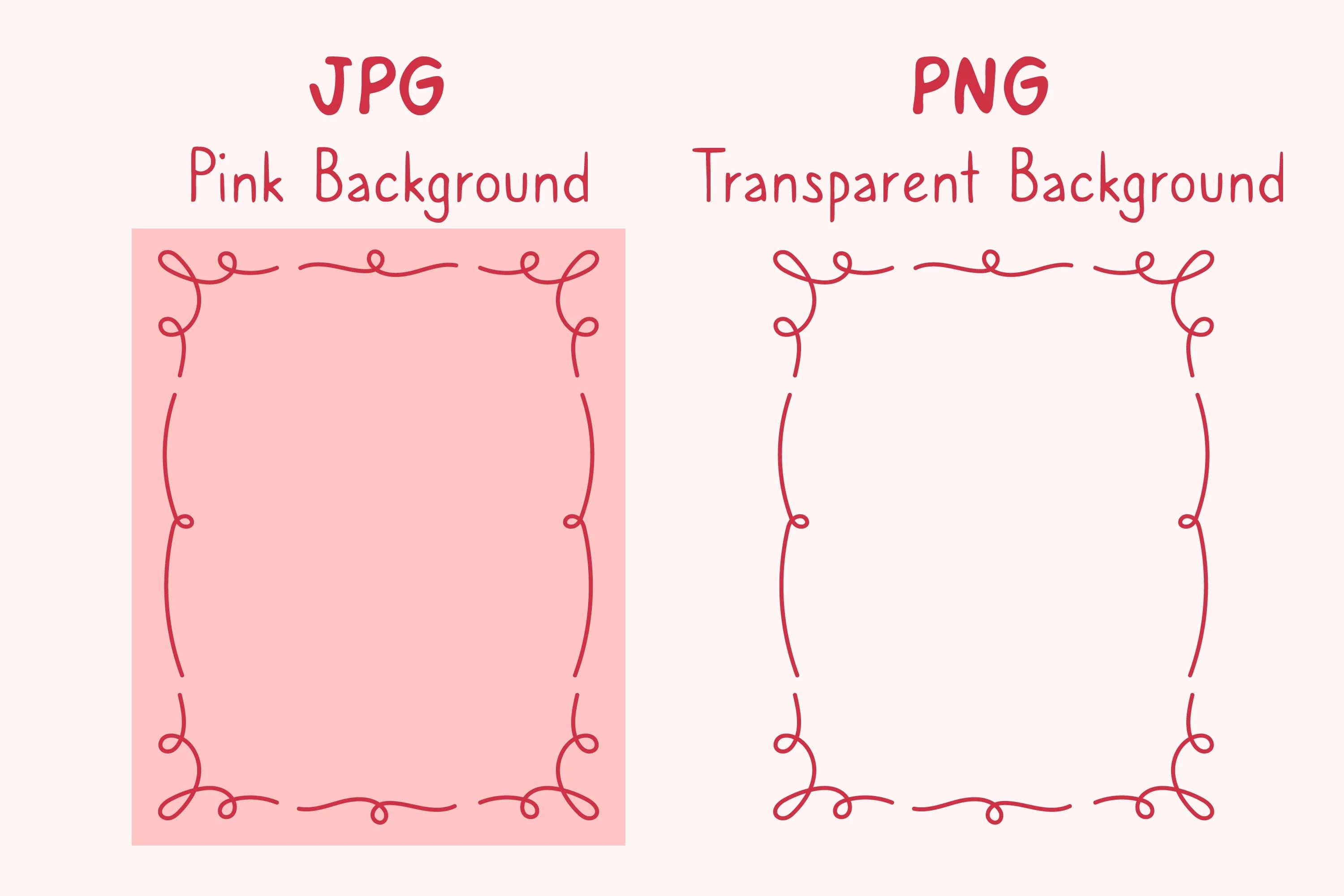 Vintage Curly Line Rectangle Frames PNG Clipart Card Templates - Image 3