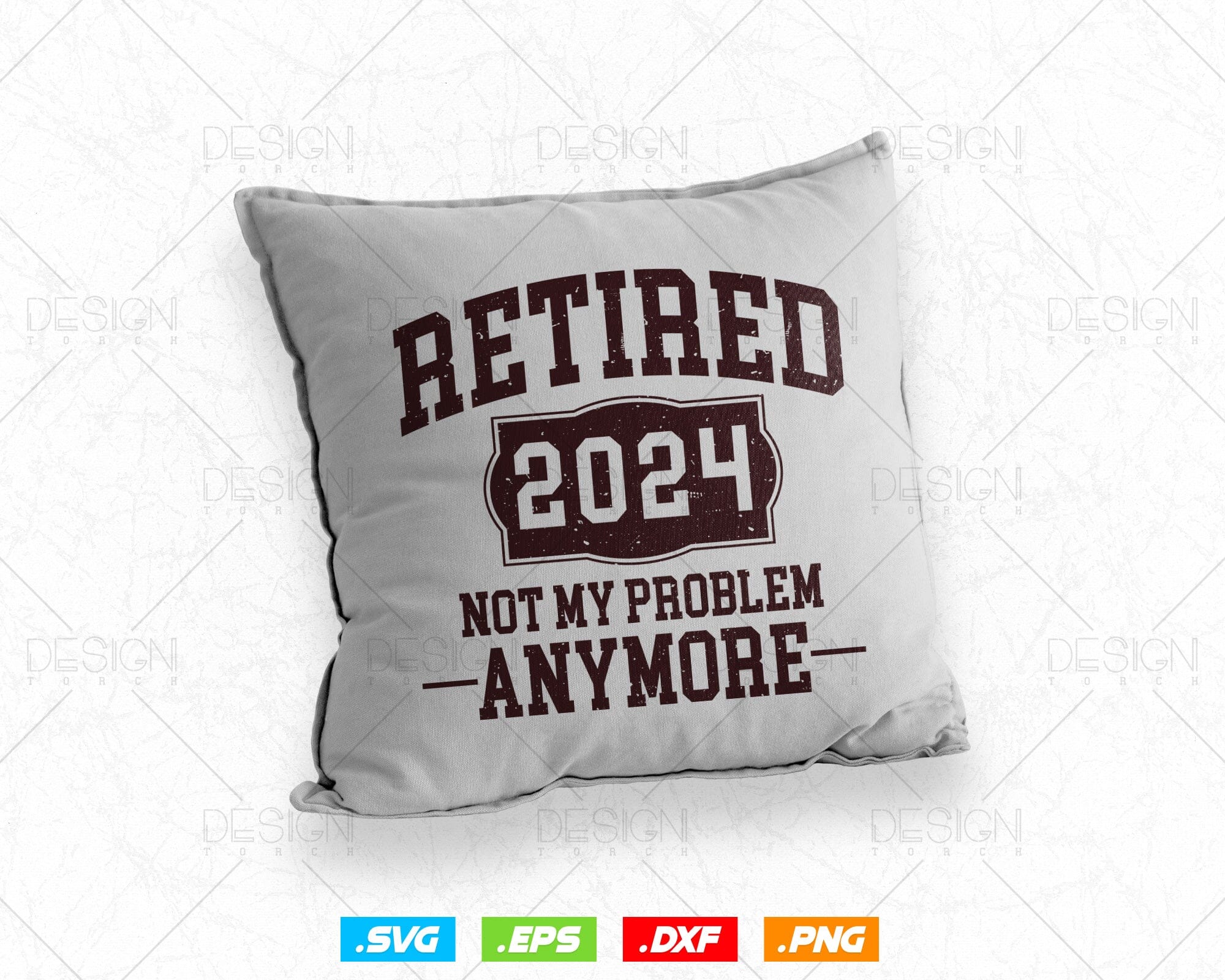 Vintage Retired 2024 Not My Problem Anymore Svg Png, Professional Svg, Dad Mom Grandpa Grandpas Gift, Fathers Day Svg, Svg Files for Cricut - Image 4