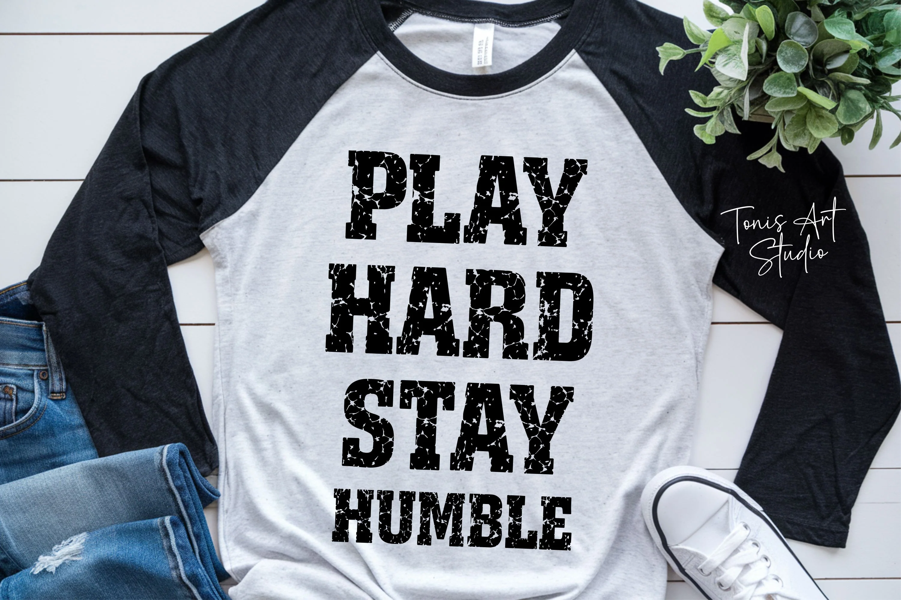 Vintage Varsity Distressed Font | Grunge College Athletic - Image 3