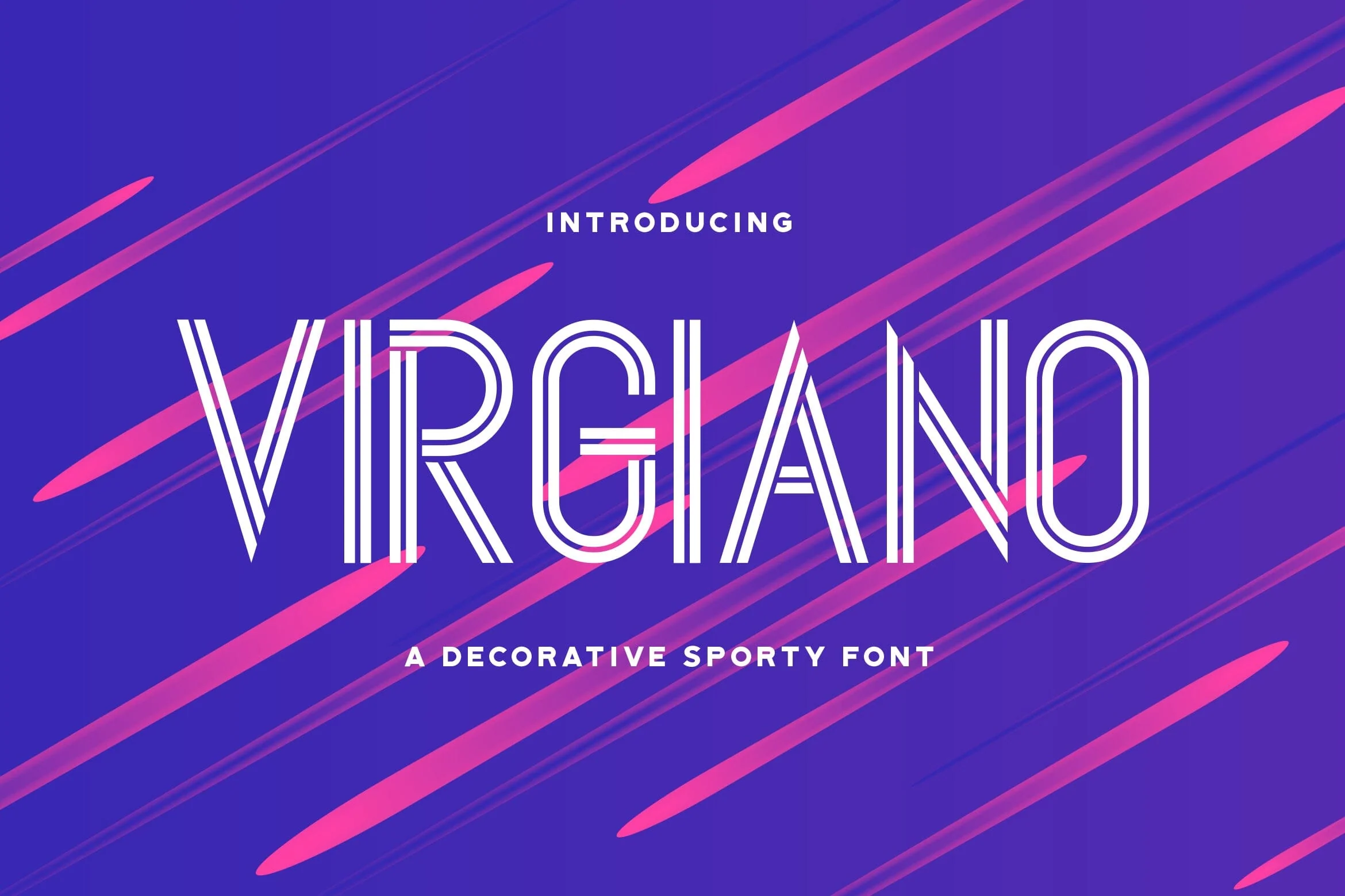 Virgiano - Decorative Sporty Font