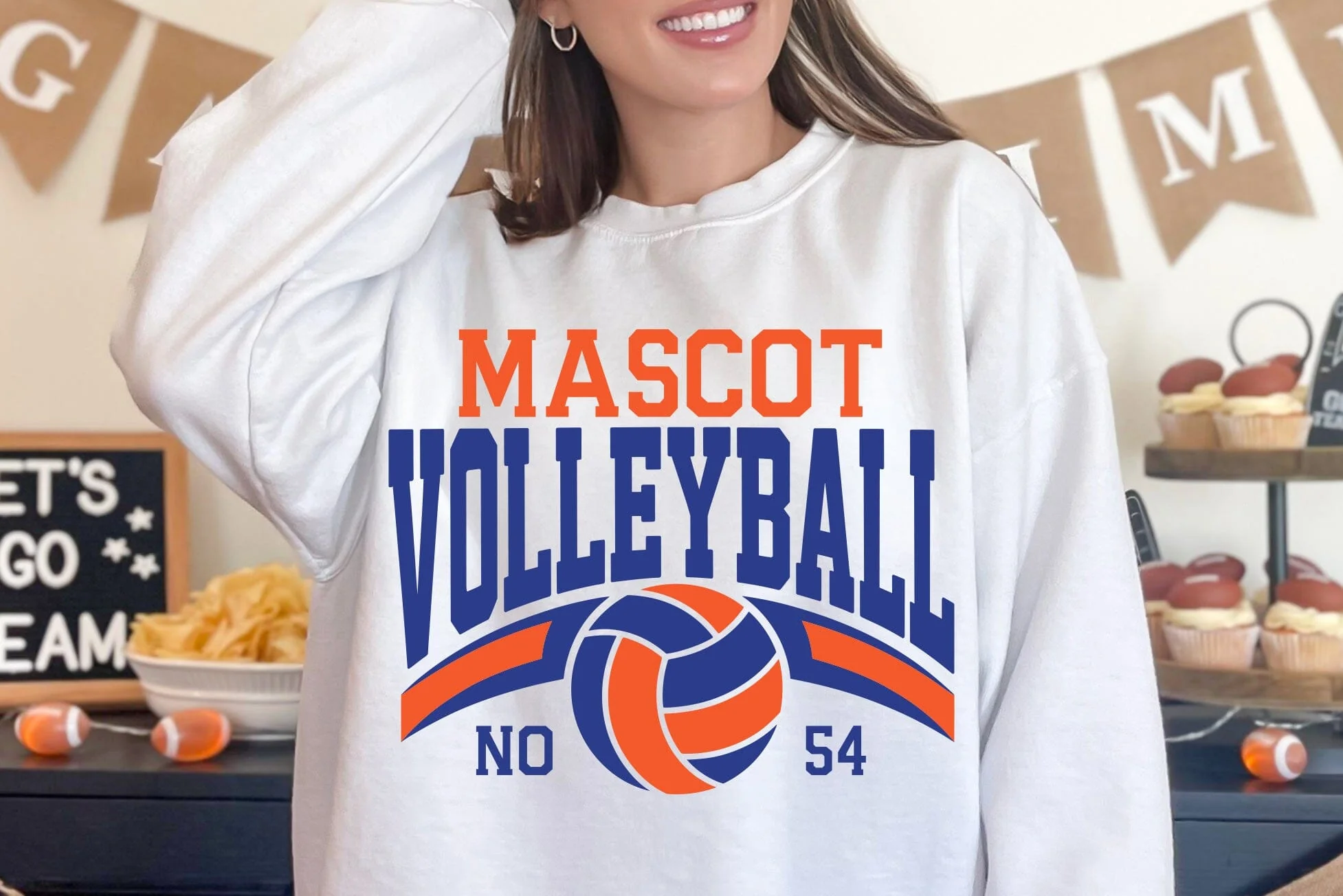 Volleyball Svg Png, Volleyball Team Template Svg Png, Volleyball Mom Svg Png, Svg Files for Cricut, Volleyball Team Shirts Svg Png, Logo Svg - Image 3