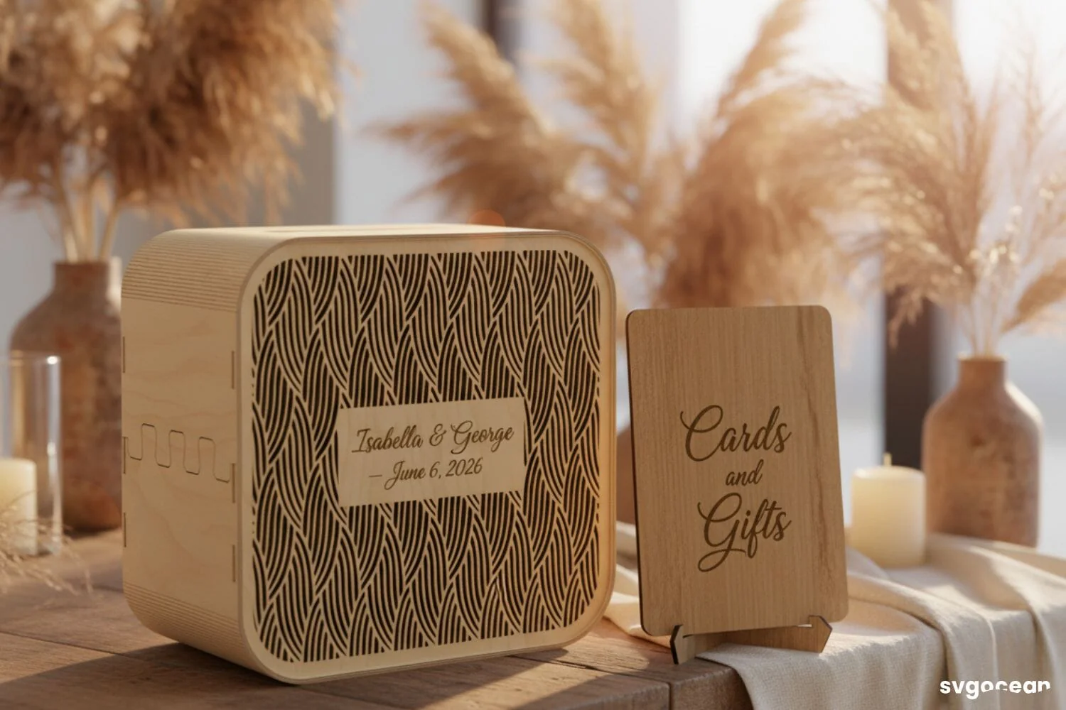 Wedding Card Box Laser Cut Bundle - Image 10