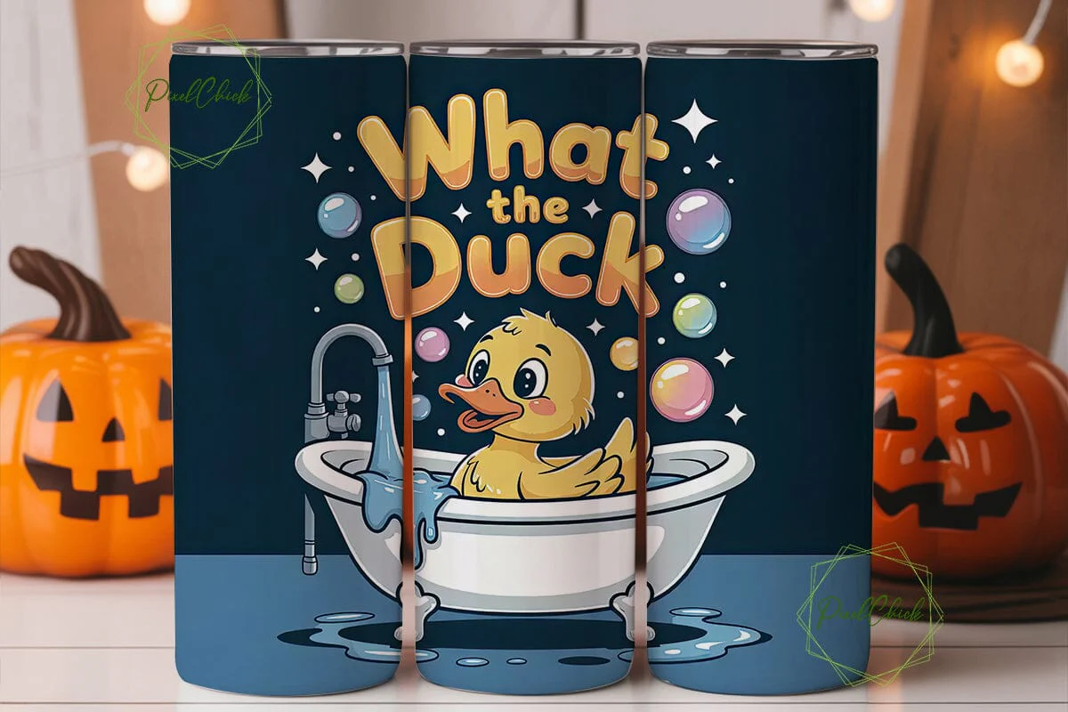 What the Duck 20oz Tumbler Wrap - Image 2