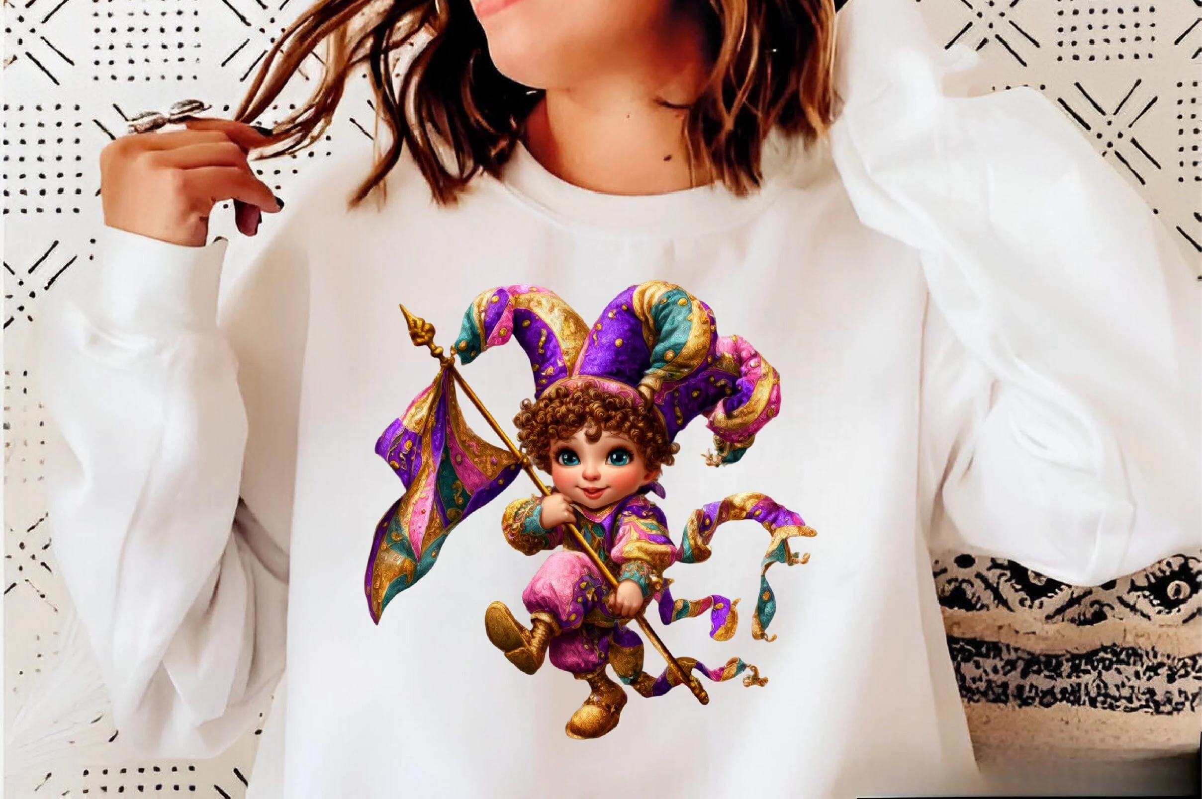 whimsical jester character PNG - Image 2