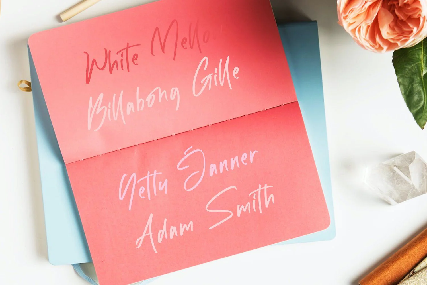 White Mellow - Handwritten Script Font - Image 8