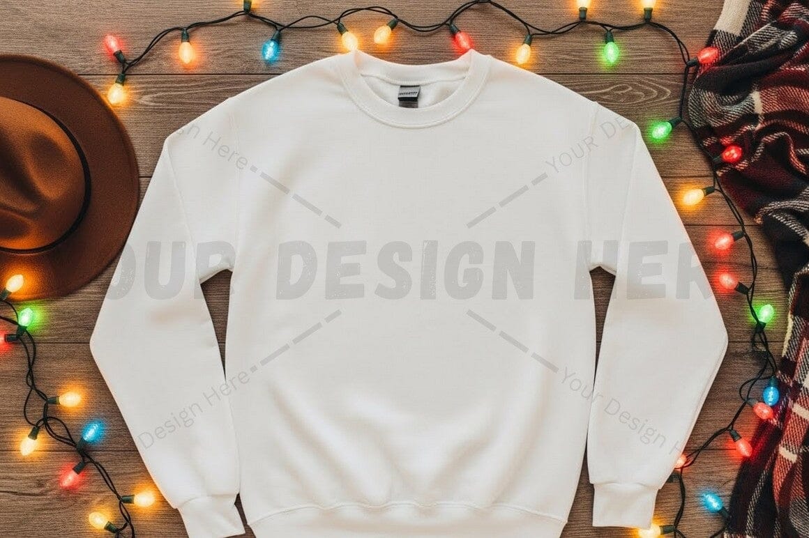 White t-shirt mockup design